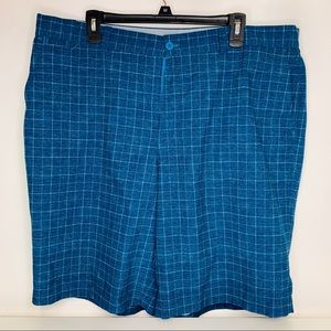 Nike Golf Dri-Fit Plaid Shorts Men's Size 40